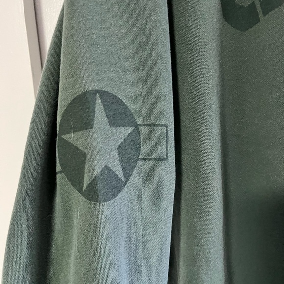 Lady Gaga Top Gun Maverick Military Sweatshirt Unisex XL Green Collector Item - Picture 2 of 5